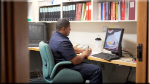 firefighter taking online test 